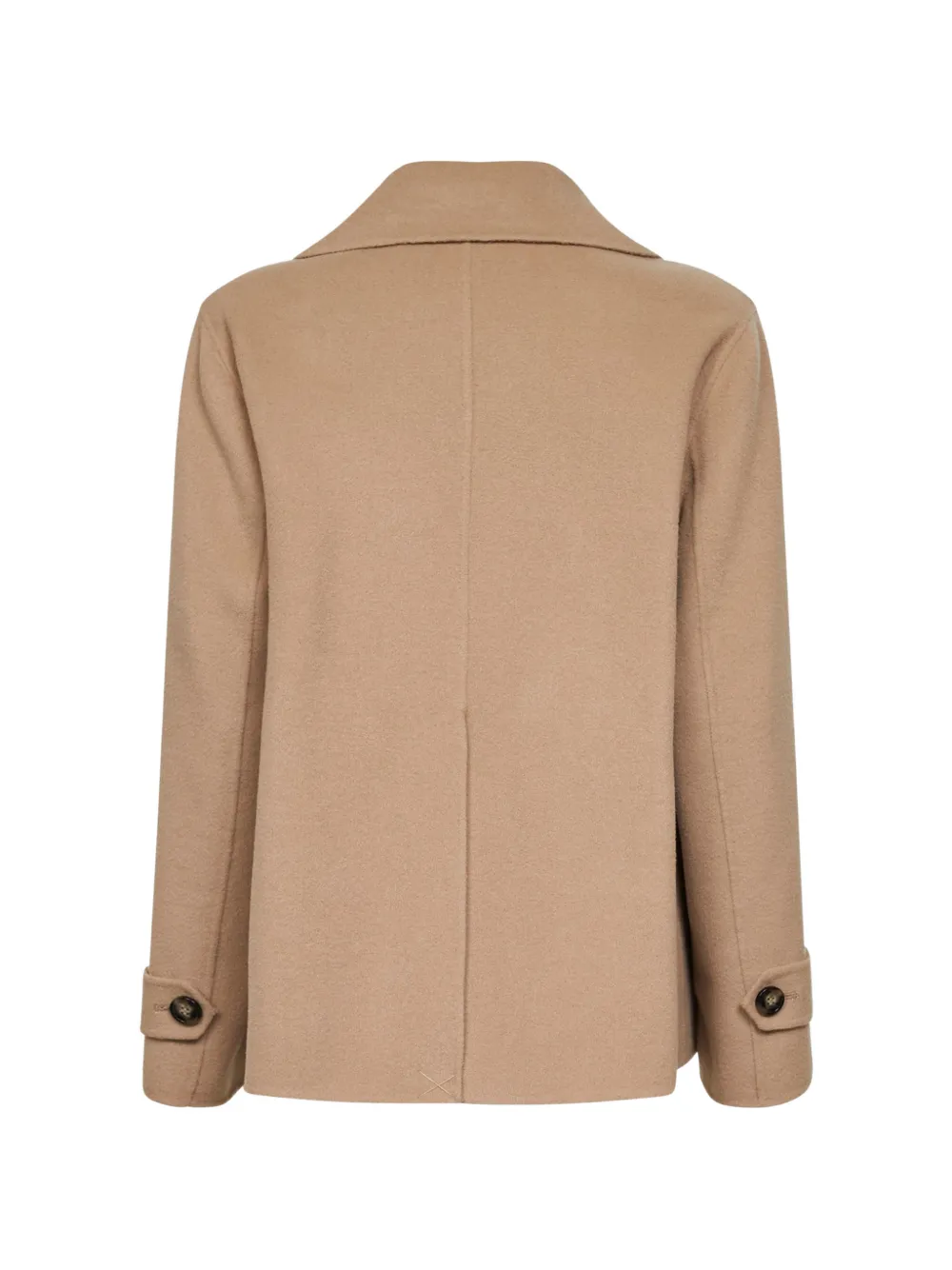  Weekend Max Mara Double-breasted Welt-pocket Coat - Neutrals 