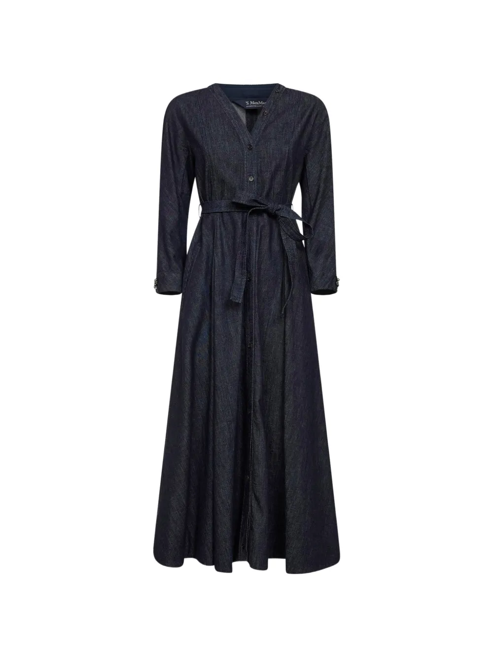 'S Max Mara jewel button kimono dress - Blu