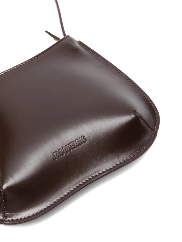 JACQUEMUS ブラウンショルダーバッグ Jacquemus レザーショルダーバッグ | ブラウン | FARFETCH JP