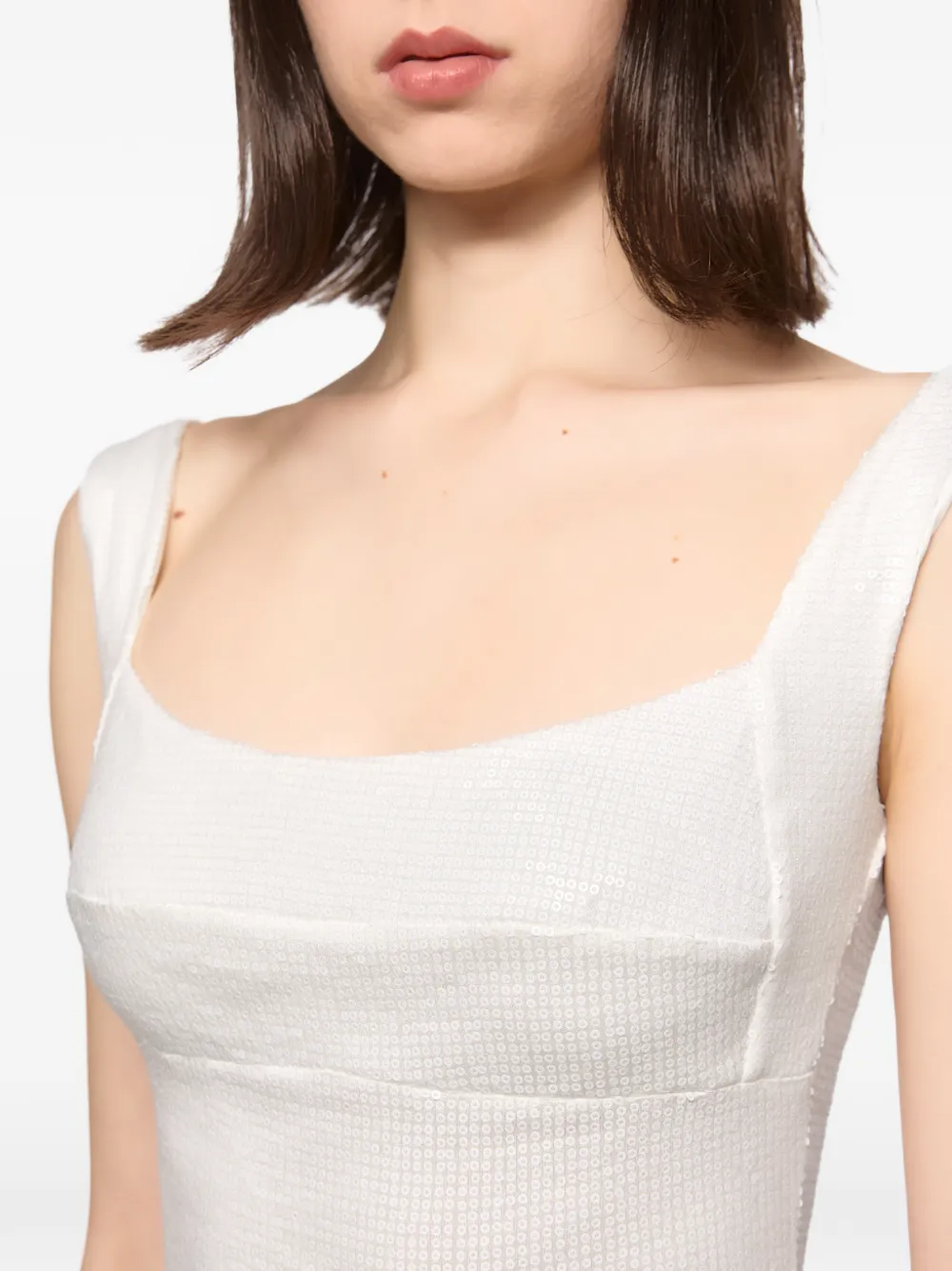 Atu Body Couture Body met pailletten Wit