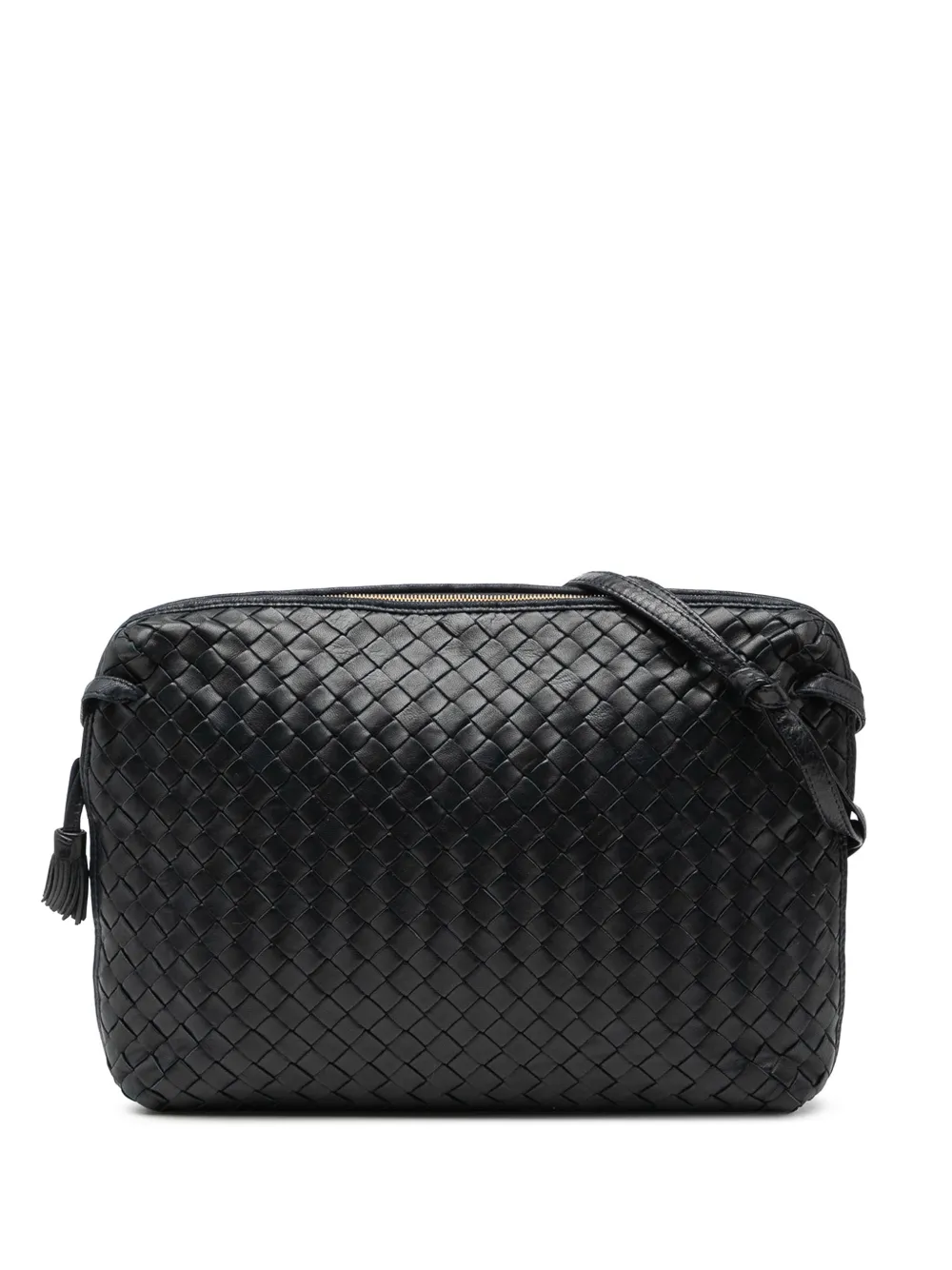 Bottega Veneta Pre-Owned Borsa a tracolla Intrecciato in nappa XX secolo - Blu