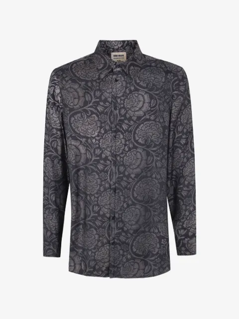 Uma Wang camisa con estampado floral