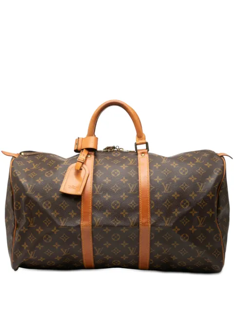 Louis Vuitton Pre-Owned شنطة سفر 'كيبول 50' بمونوغرام 1986