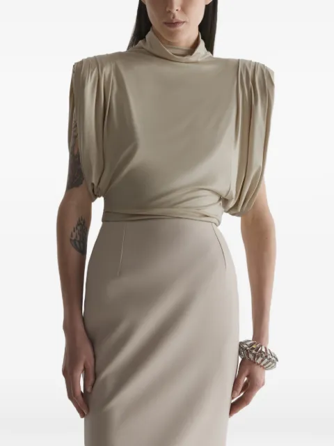 Mugler jersey blouse