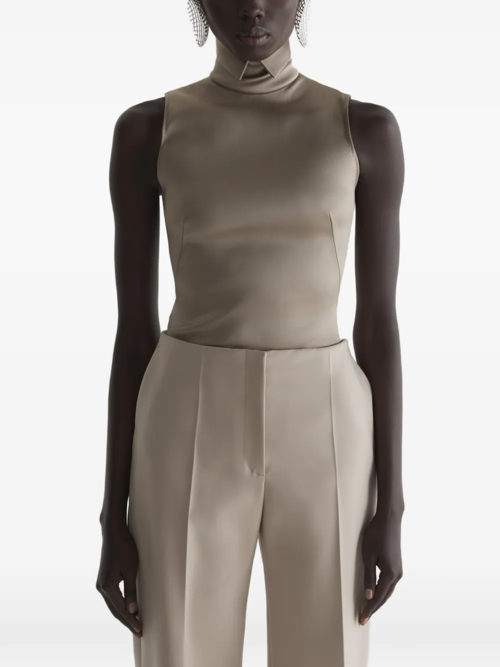 Mugler Tuxedo top - Toni neutri