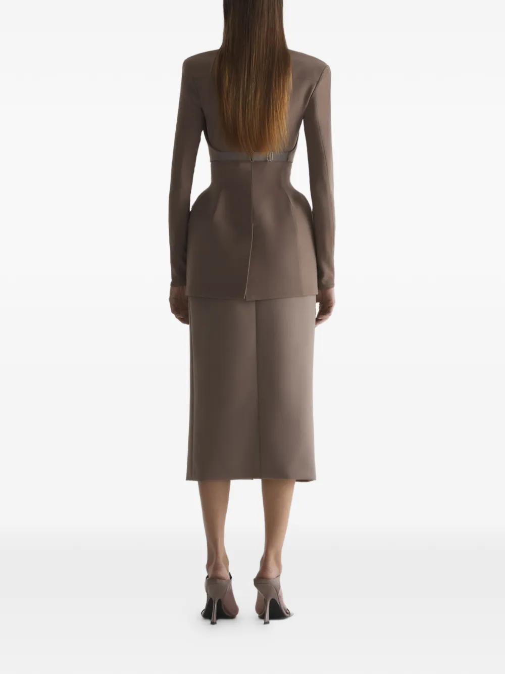 Mugler Cropped top Bruin
