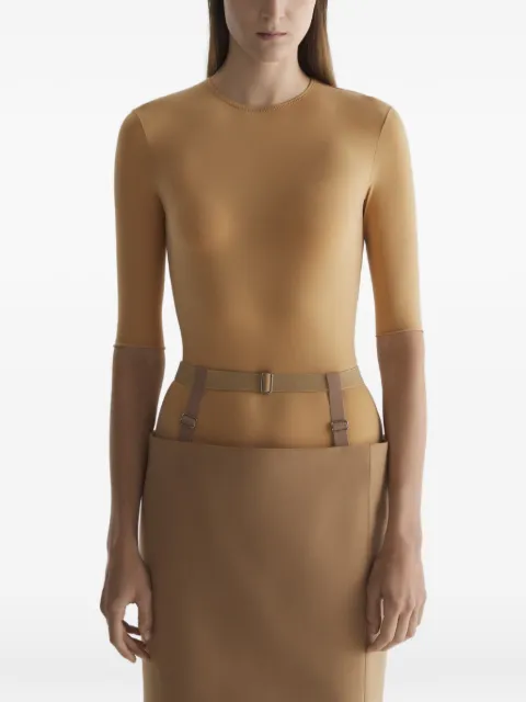 Mugler three-quarter-sleeve T-shirt