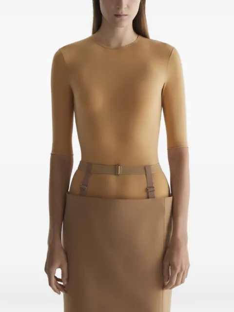 Mugler second-skin jersey bodysuit