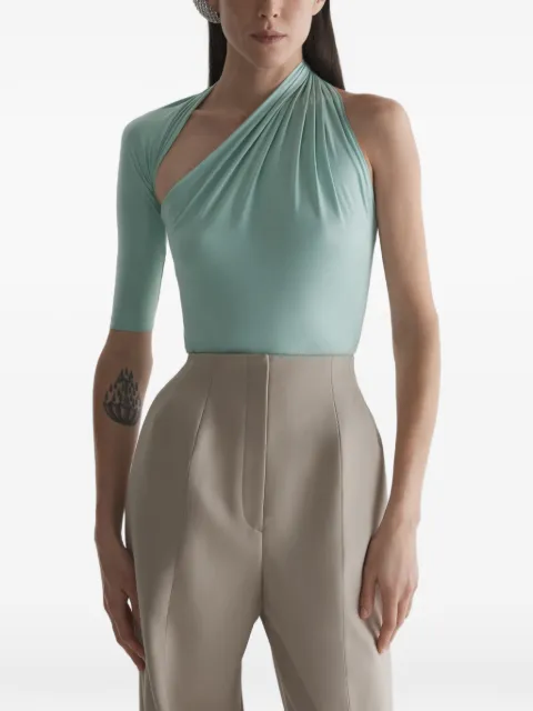 Mugler t-shirt à boucle drapée