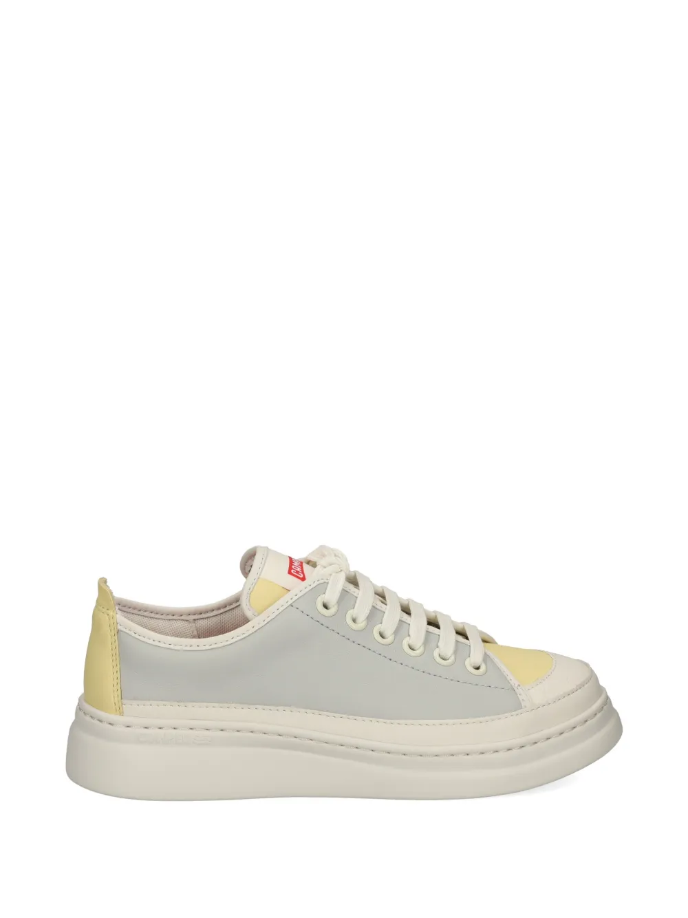 Camper Twins platform leather sneakers - Giallo