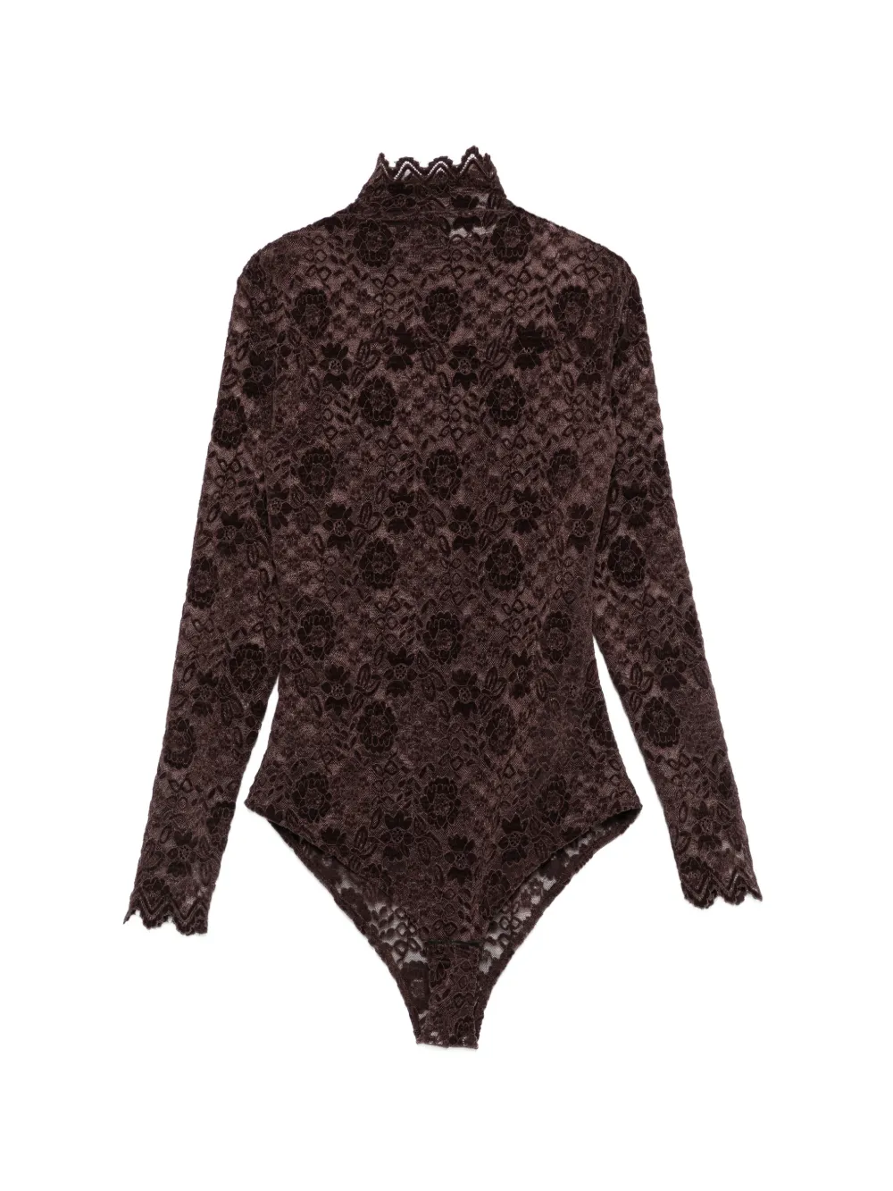 Atu Body Couture lace bodysuit - Marrone