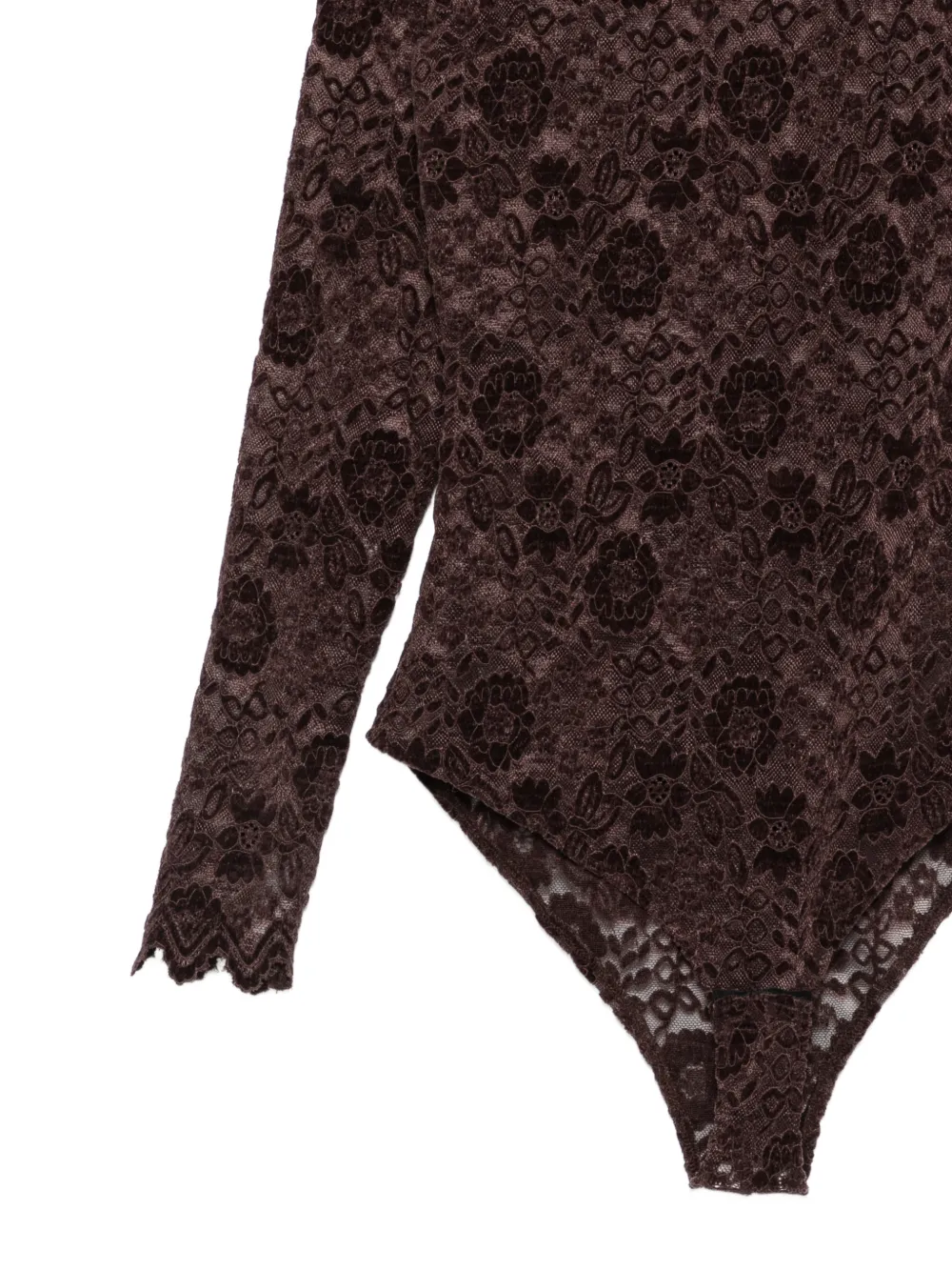  Atu Body Couture Lace Bodysuit - Brown 