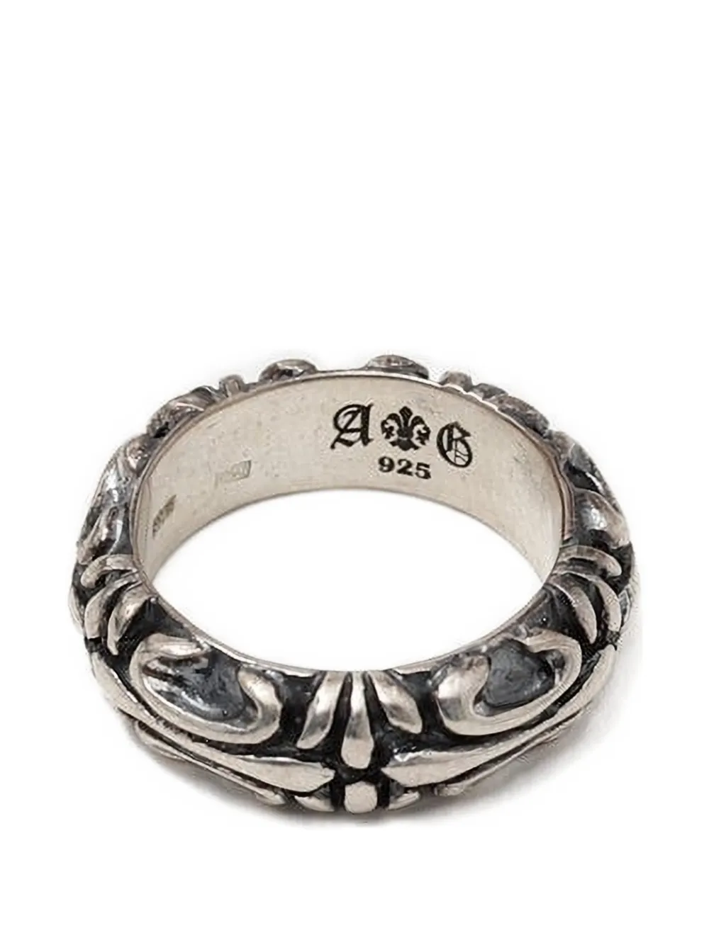 Amal Guessous engraved ring - Argento