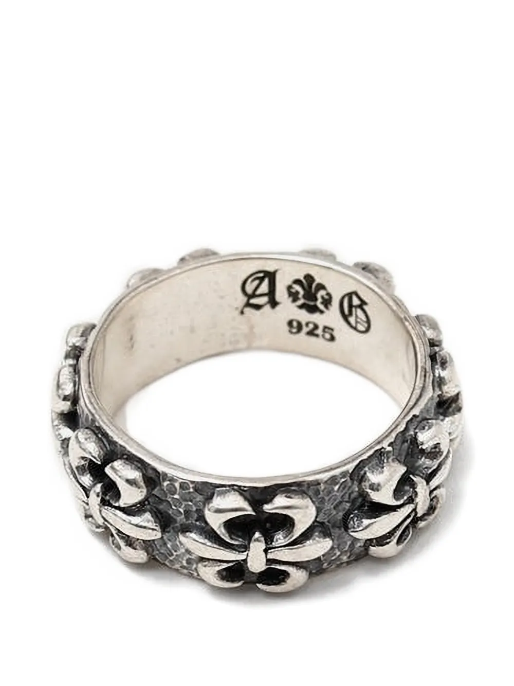 Amal Guessous engraved ring - Argento