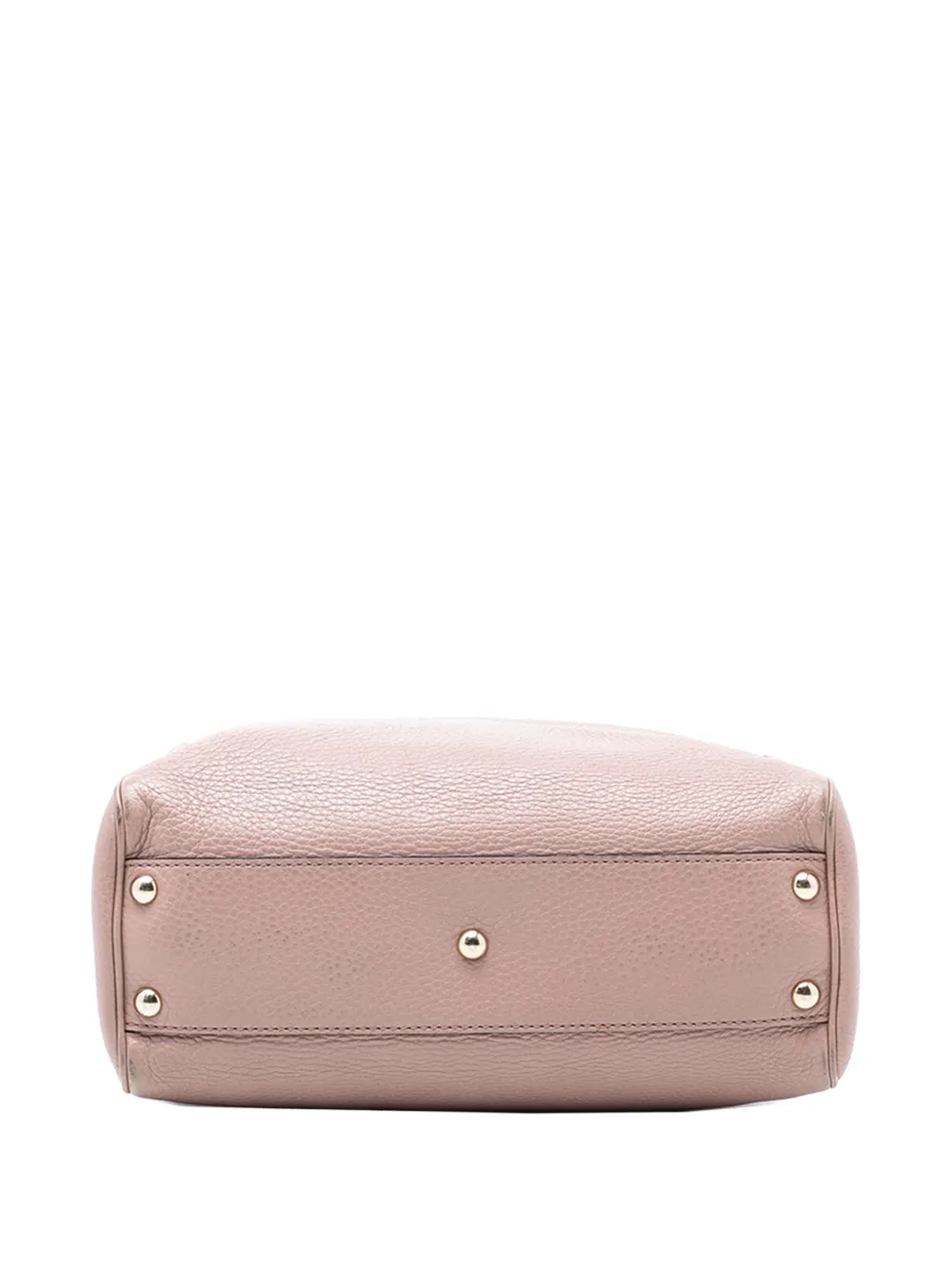 2016-2026 Small Calfskin Bamboo Shopper Satchel