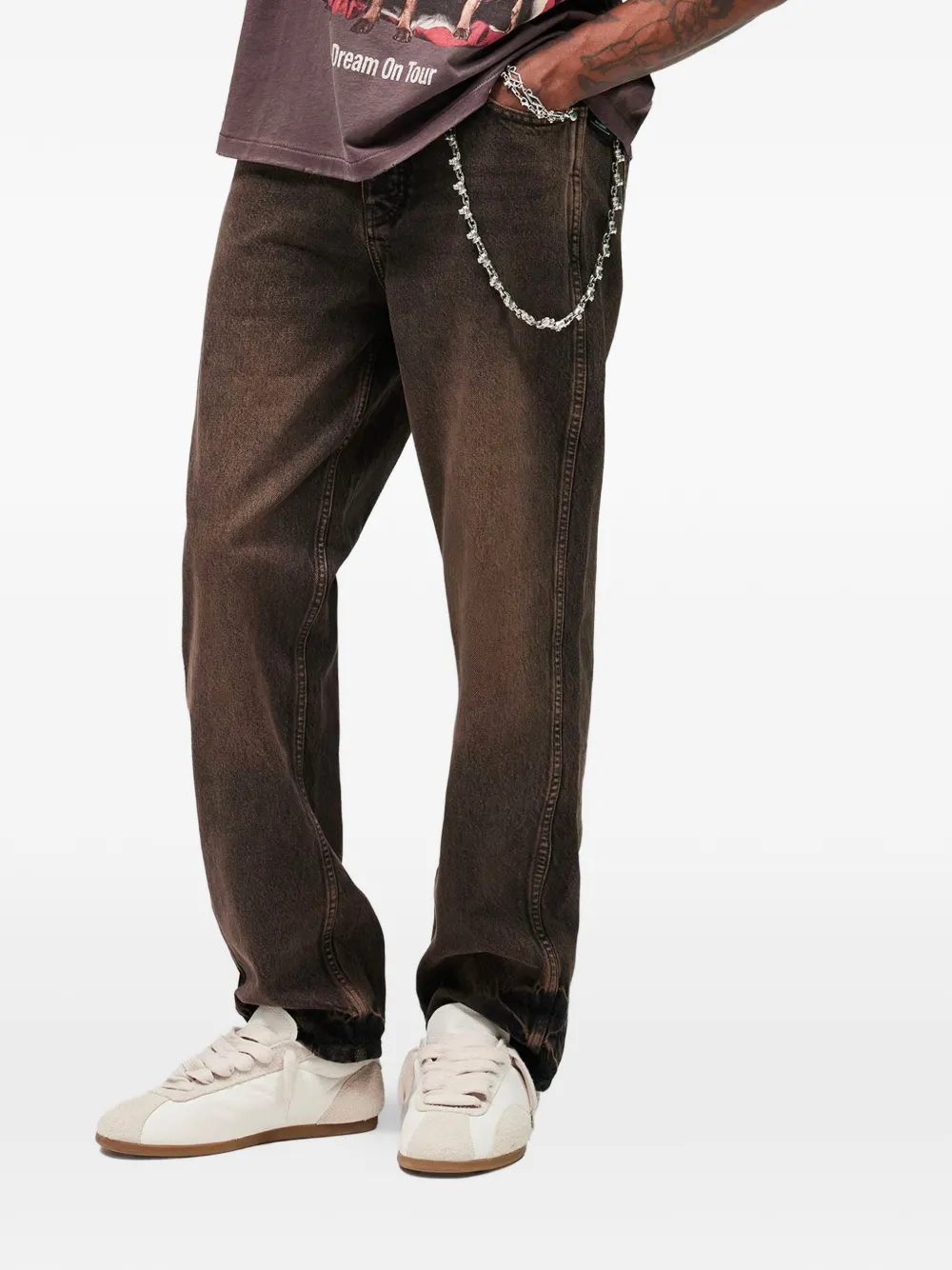  Represent R2 Straight-leg Jeans - Brown 