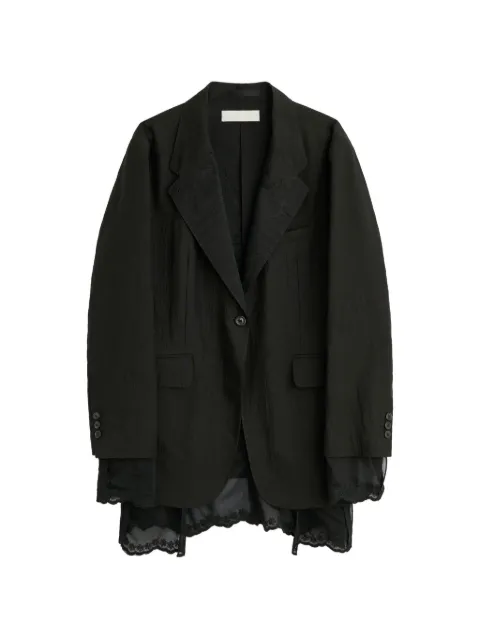 OUR LEGACY reversible drip blazer