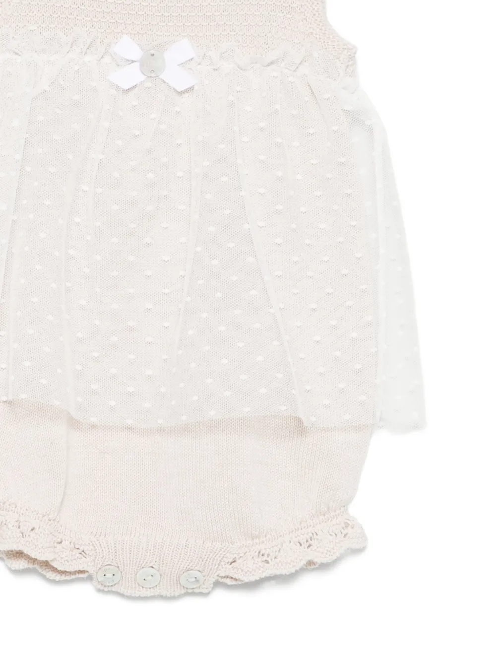 Bow-Embellishment Ruffle-Detail Body