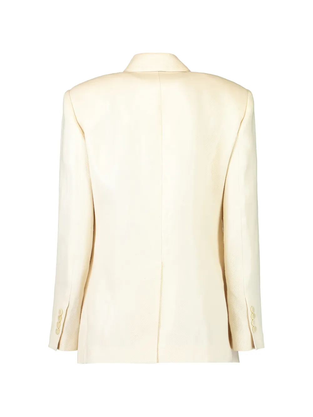 Button-Fastening Fitted Jacket