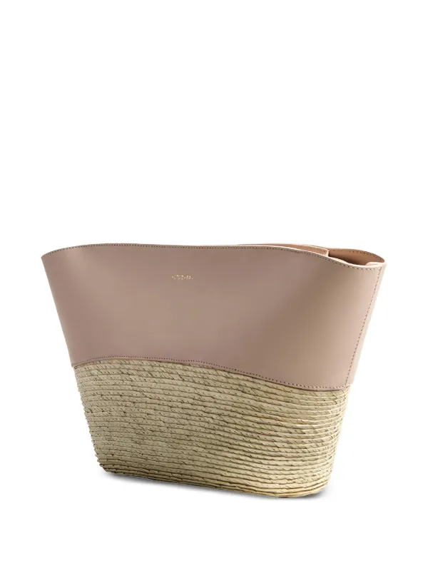Altuzarra Basket-shape Clutch Bag in Neutrals