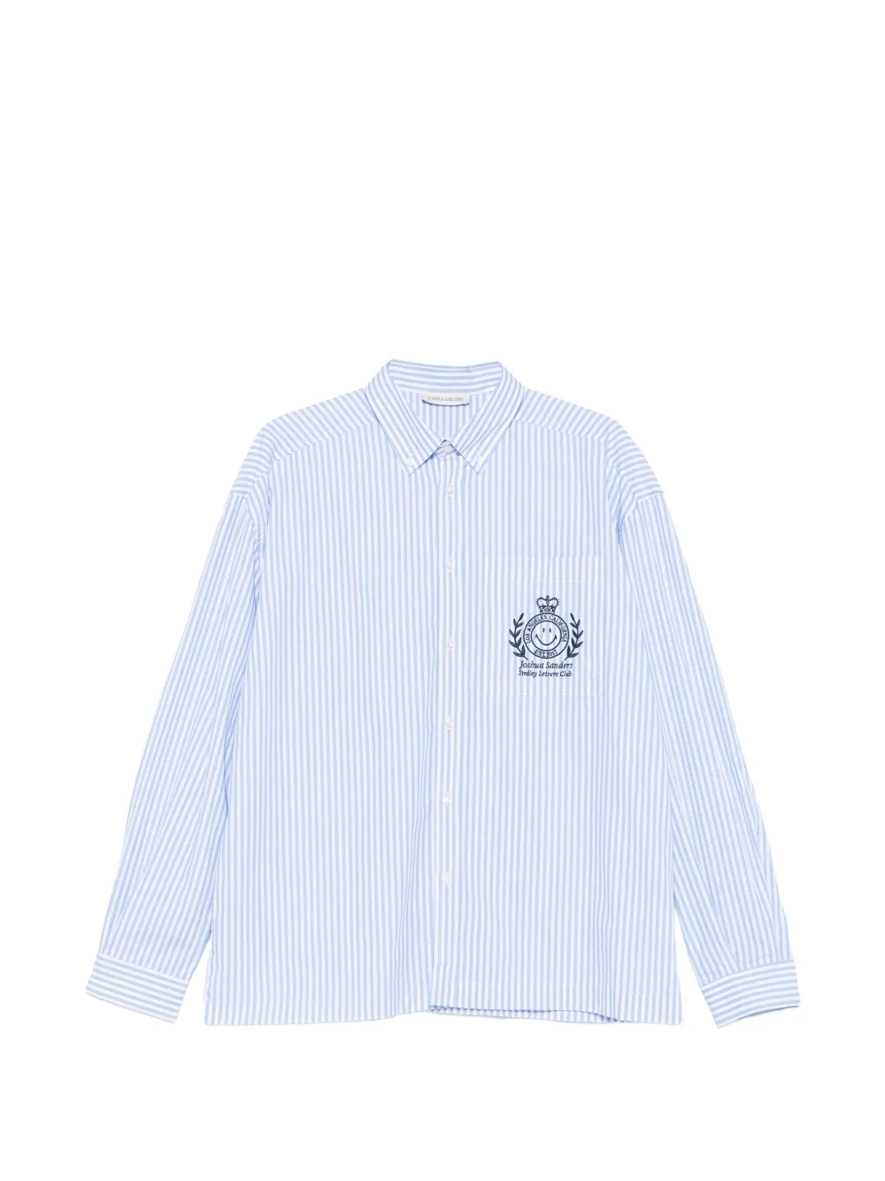 Joshua Sanders Smiley Leisure club striped shirt - Blu