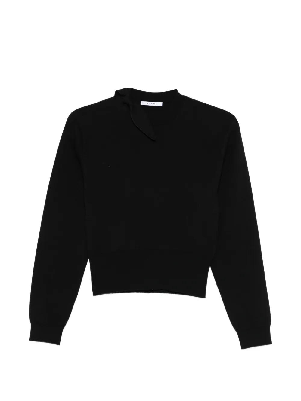 Givenchy tie-neck sweater - Black
