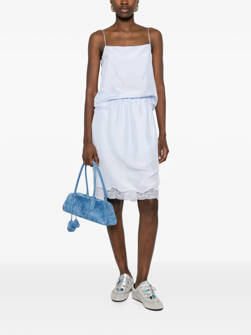  Dorothee Schumacher Falda Midi Playful Volumes - Azul 