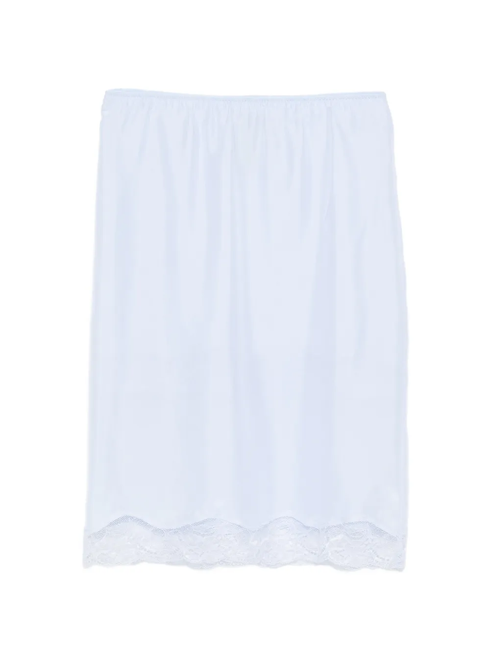 Dorothee Schumacher Playful Volumes lace-trim midi skirt - Blu