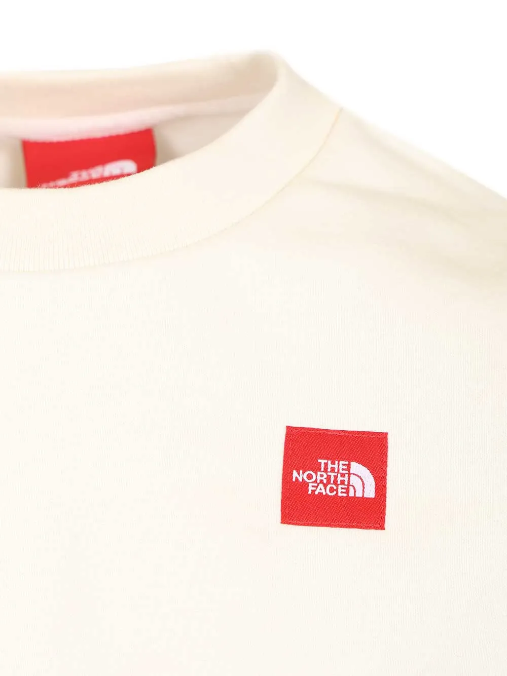 The North Face Red Box sweater met logodetail Beige
