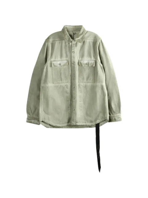 Rick Owens DRKSHDW flap-pocket denim shirt