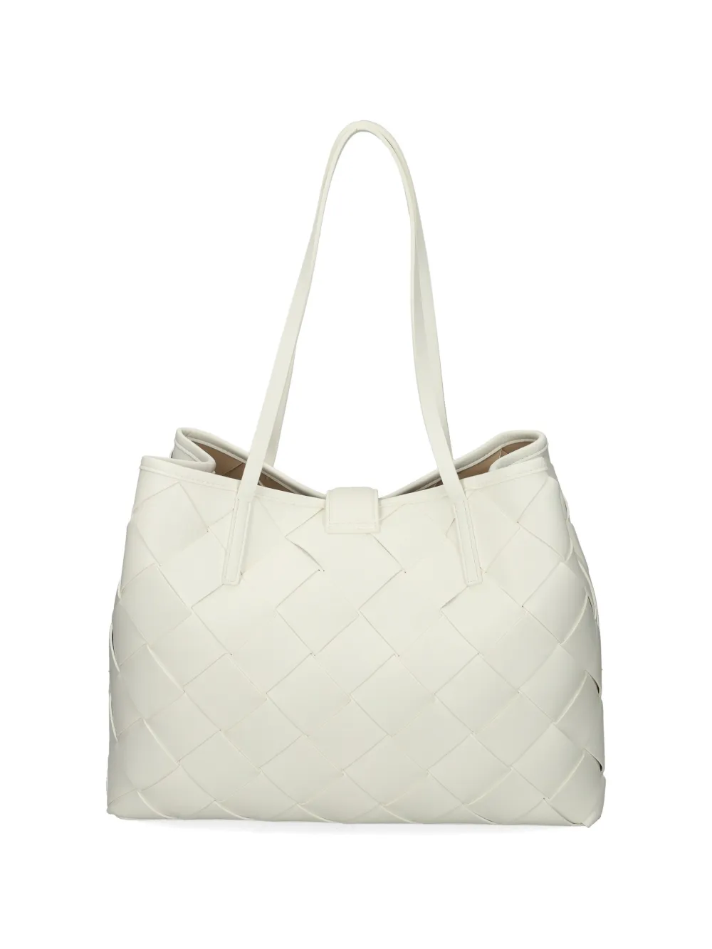 Just Cavalli Geweven shopper Wit