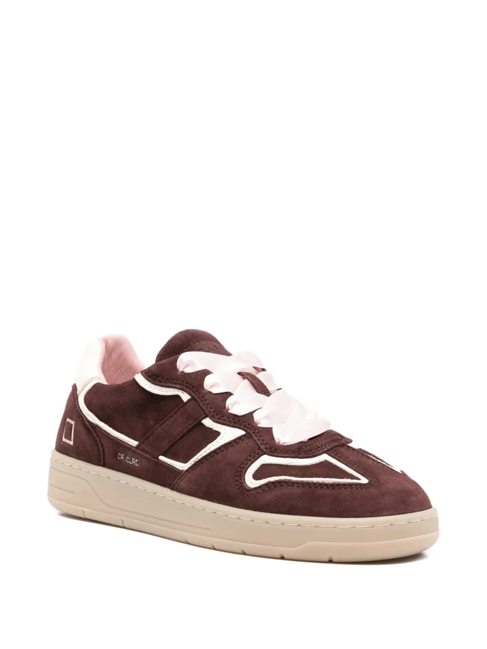 D.A.T.E. Court 2.0 gekleurde sneakers Bruin