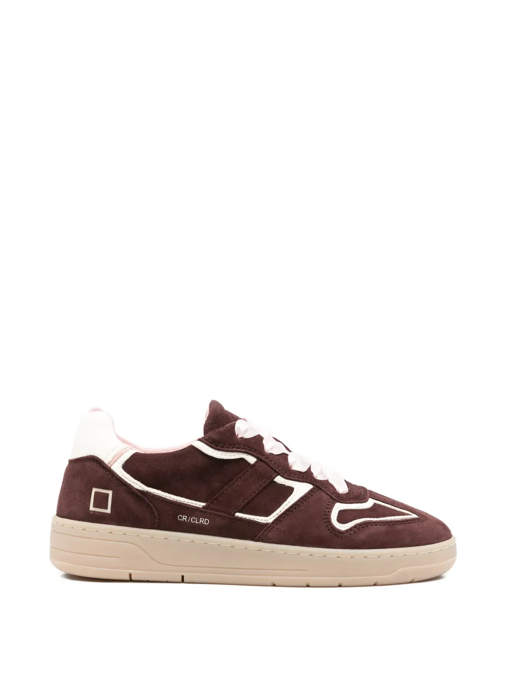 D.A.T.E. Court 2.0 gekleurde sneakers Bruin