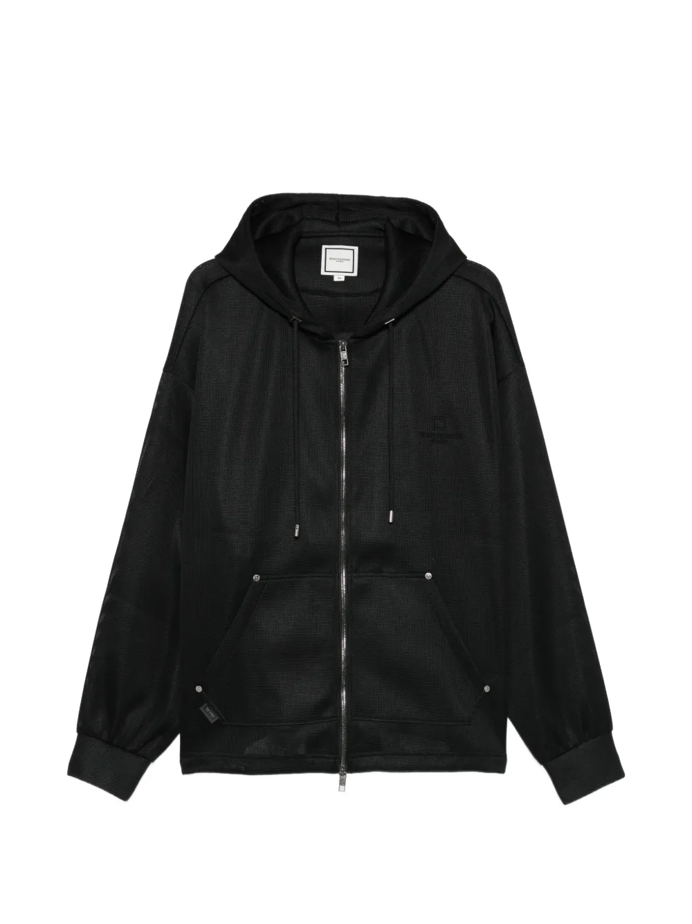 Wooyoungmi Kapuzenjacke mit Reißverschluss - Schwarz