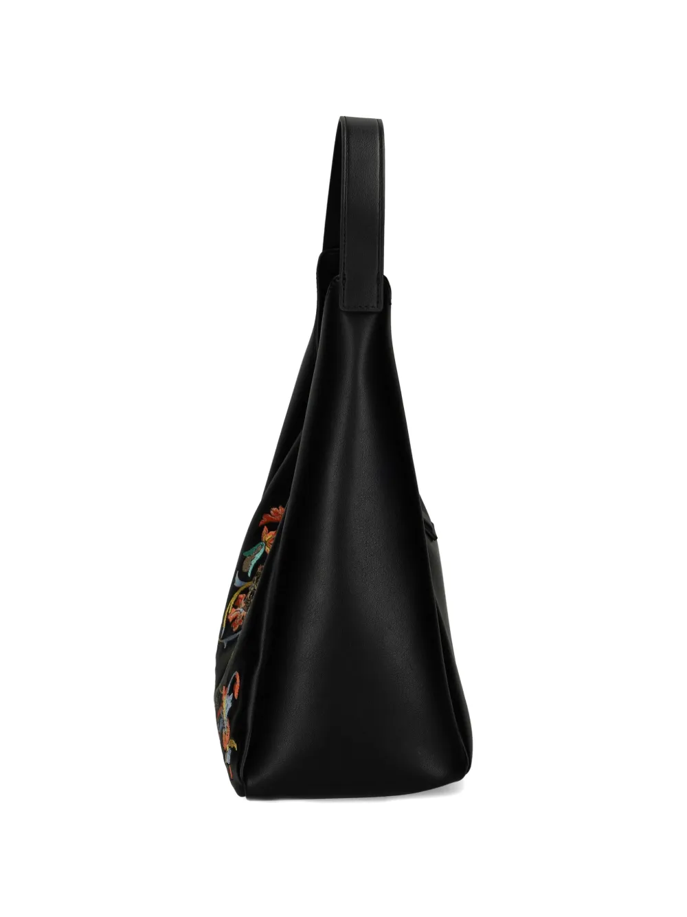Just Cavalli Schoudertas met bloemenprint Zwart