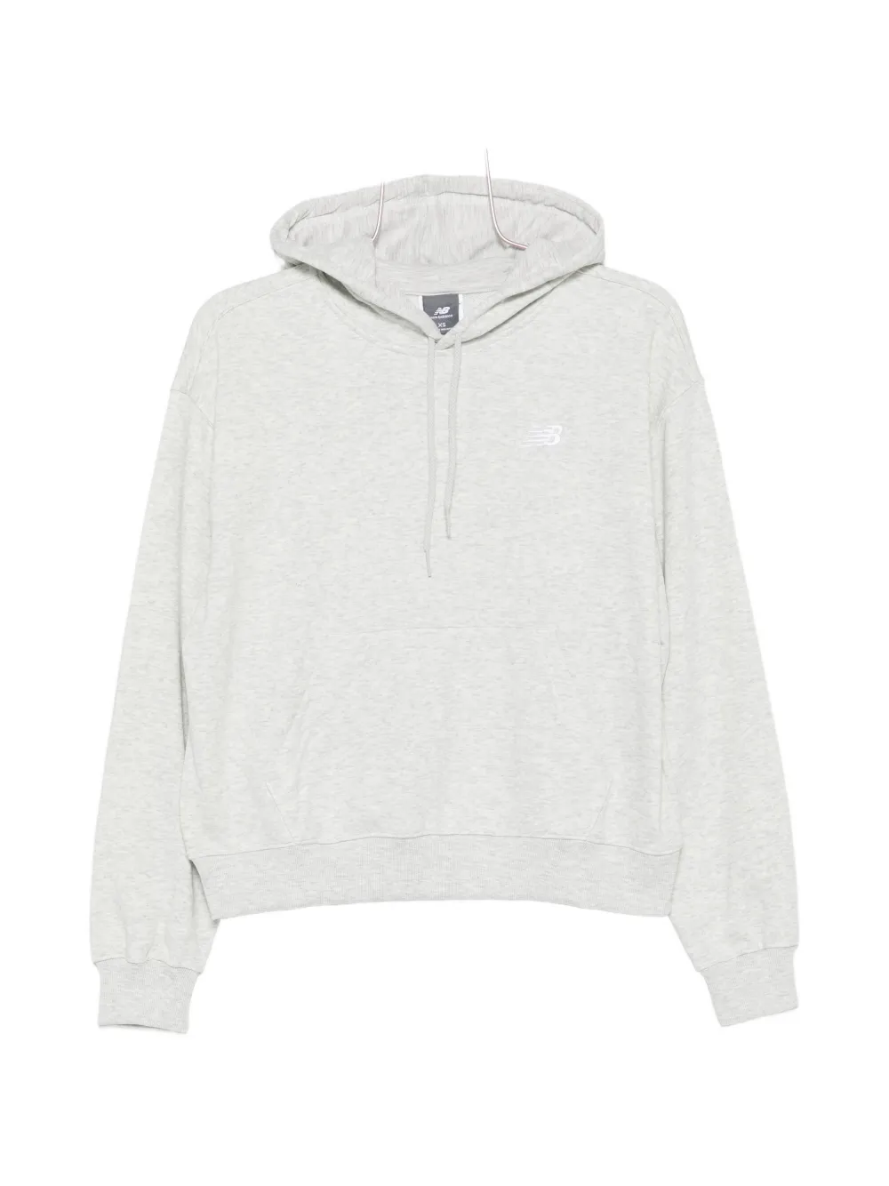 New Balance logo-detail hoodie - Grigio