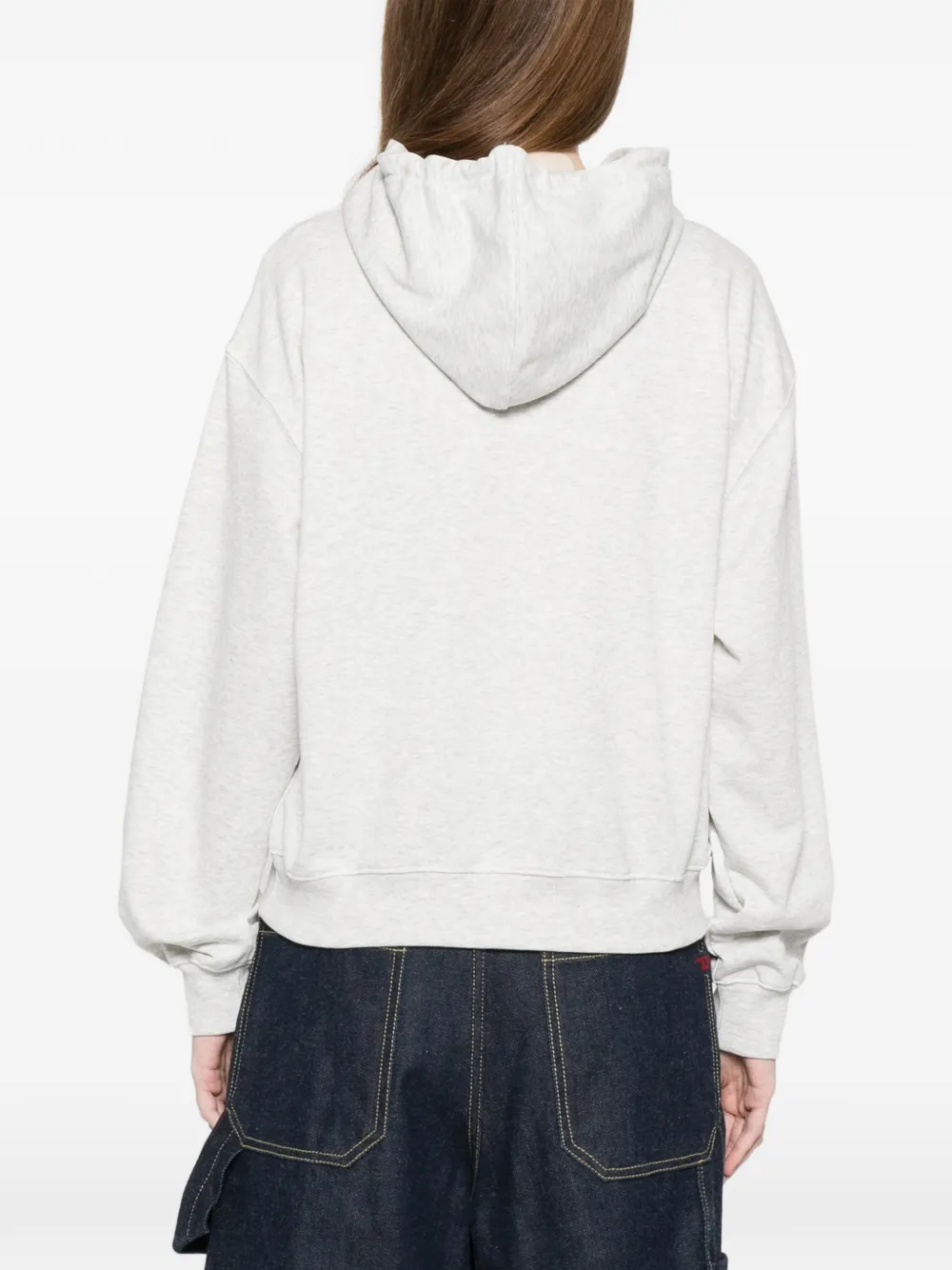 New Balance Hoodie met logodetail Grijs