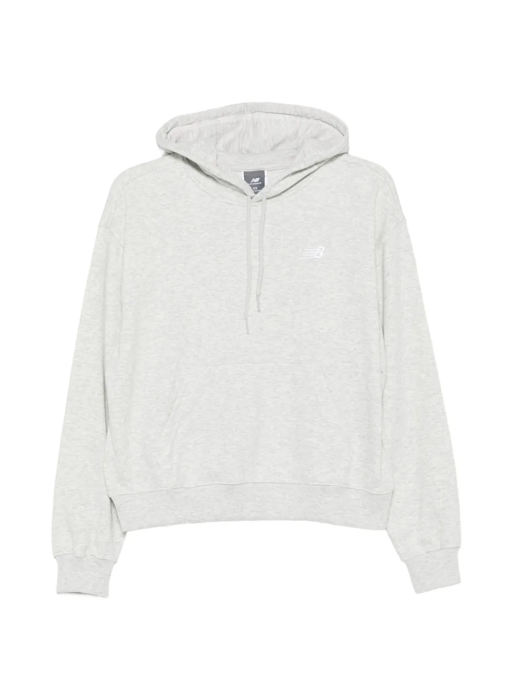New Balance logo-detail hoodie - Grigio