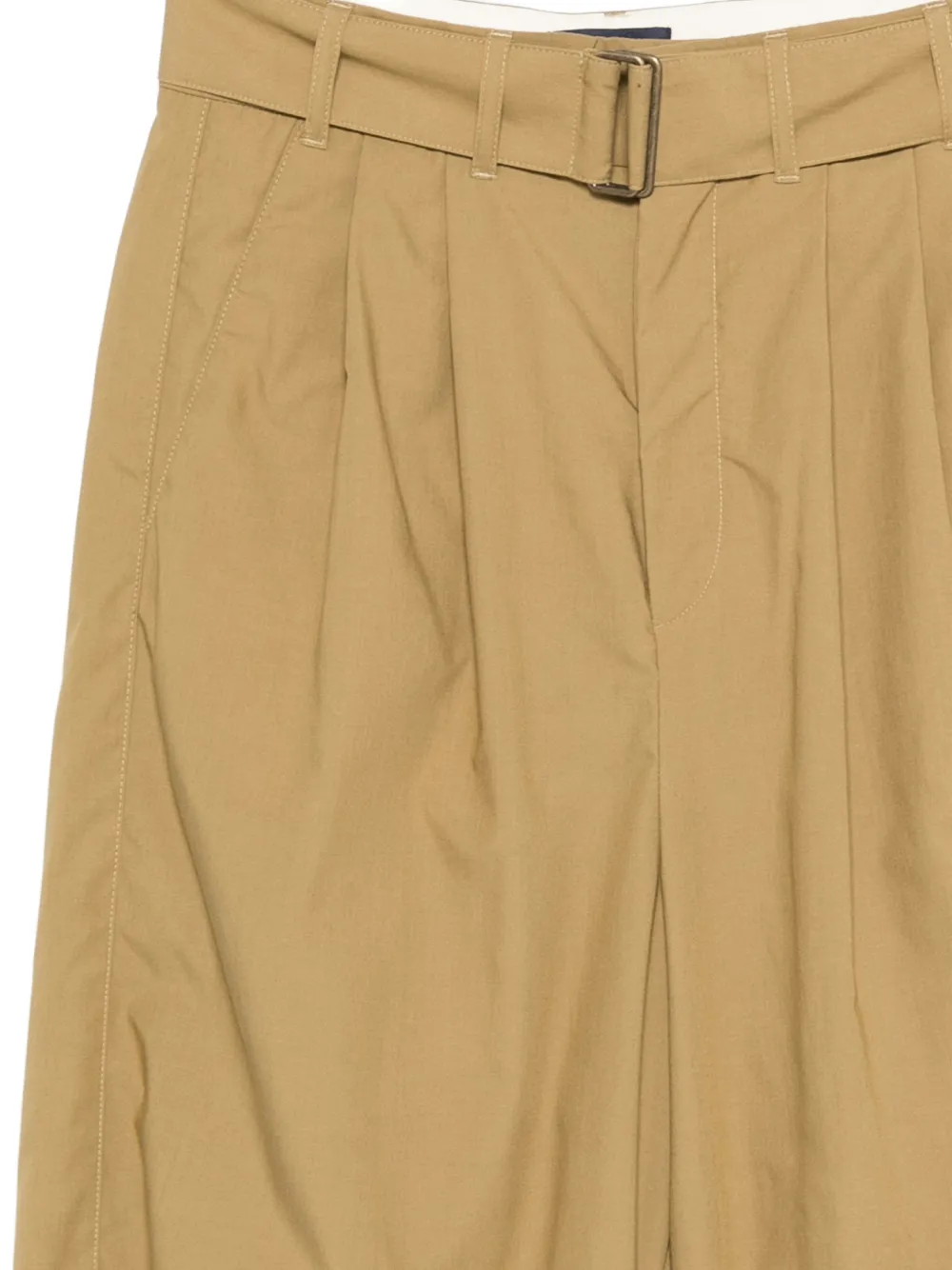  Soeur Belted Pleated Trousers - Neutrals 