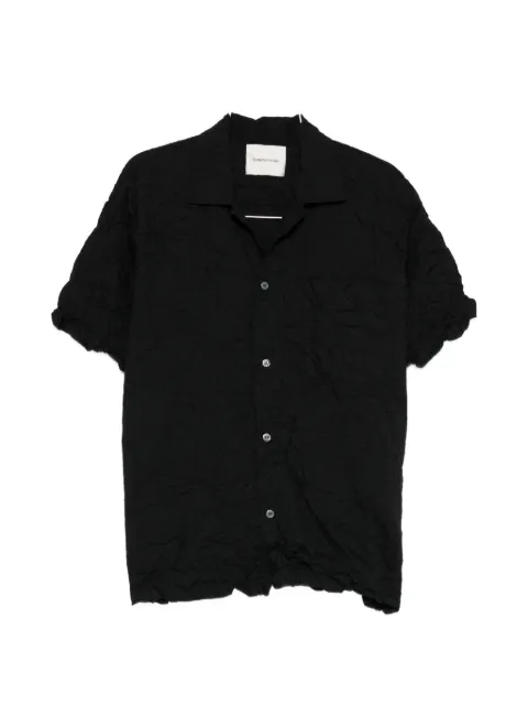Gongdid Design textured buttoned shirt