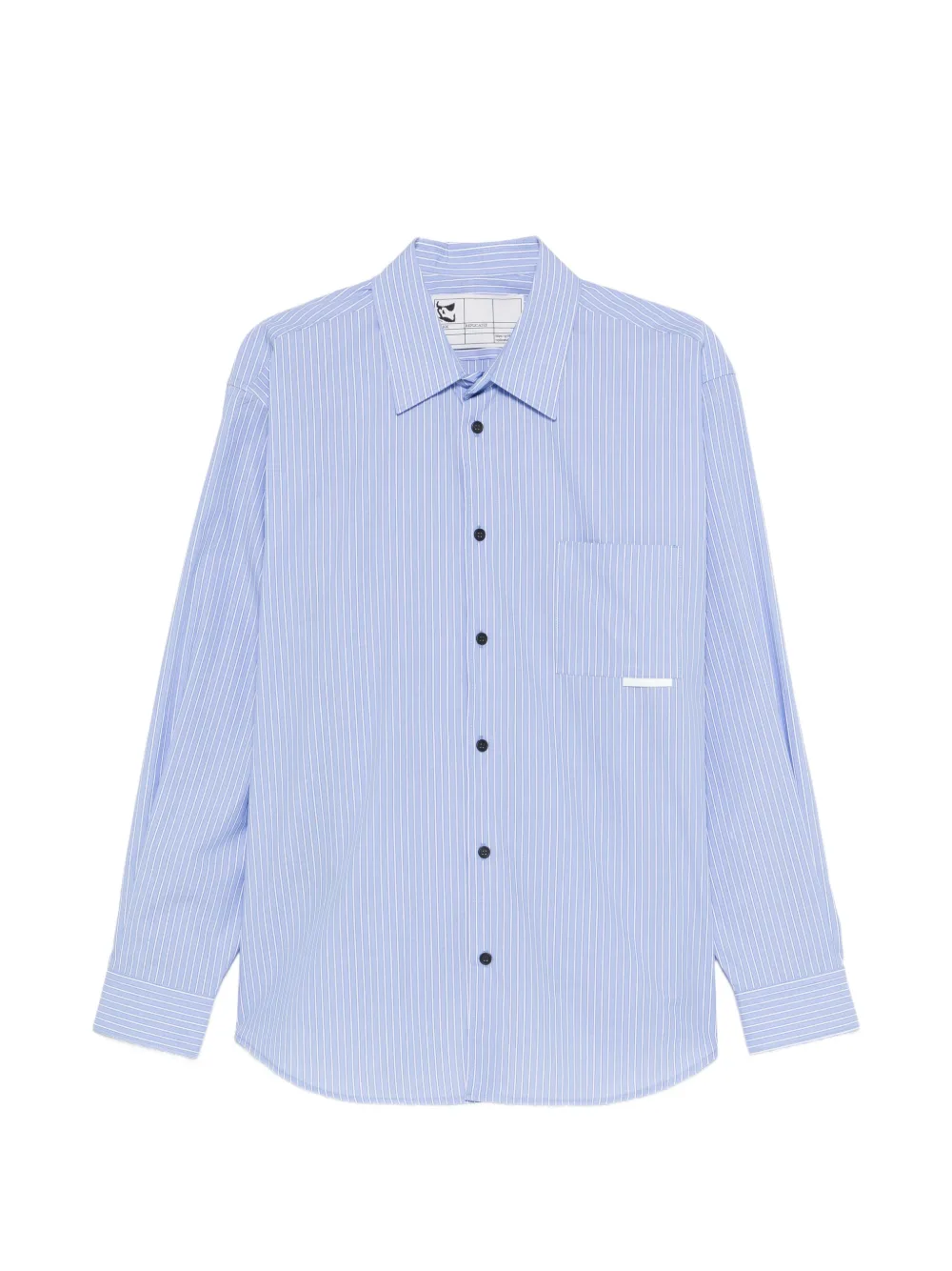 GR10K Replicated striped shirt - Blu