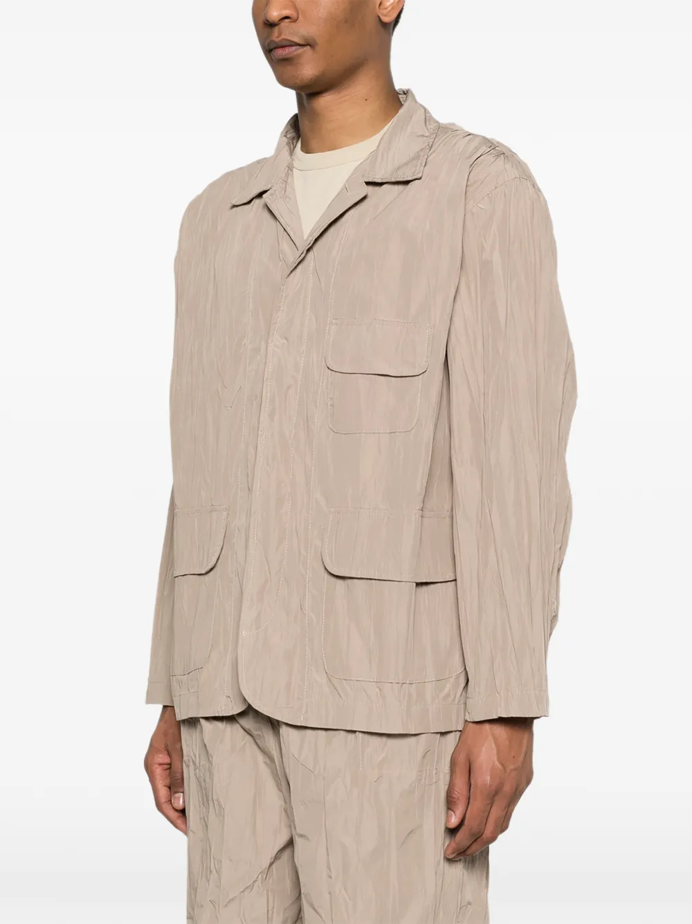  Gongdid Design Flap-pockets Jacket - Neutrals 