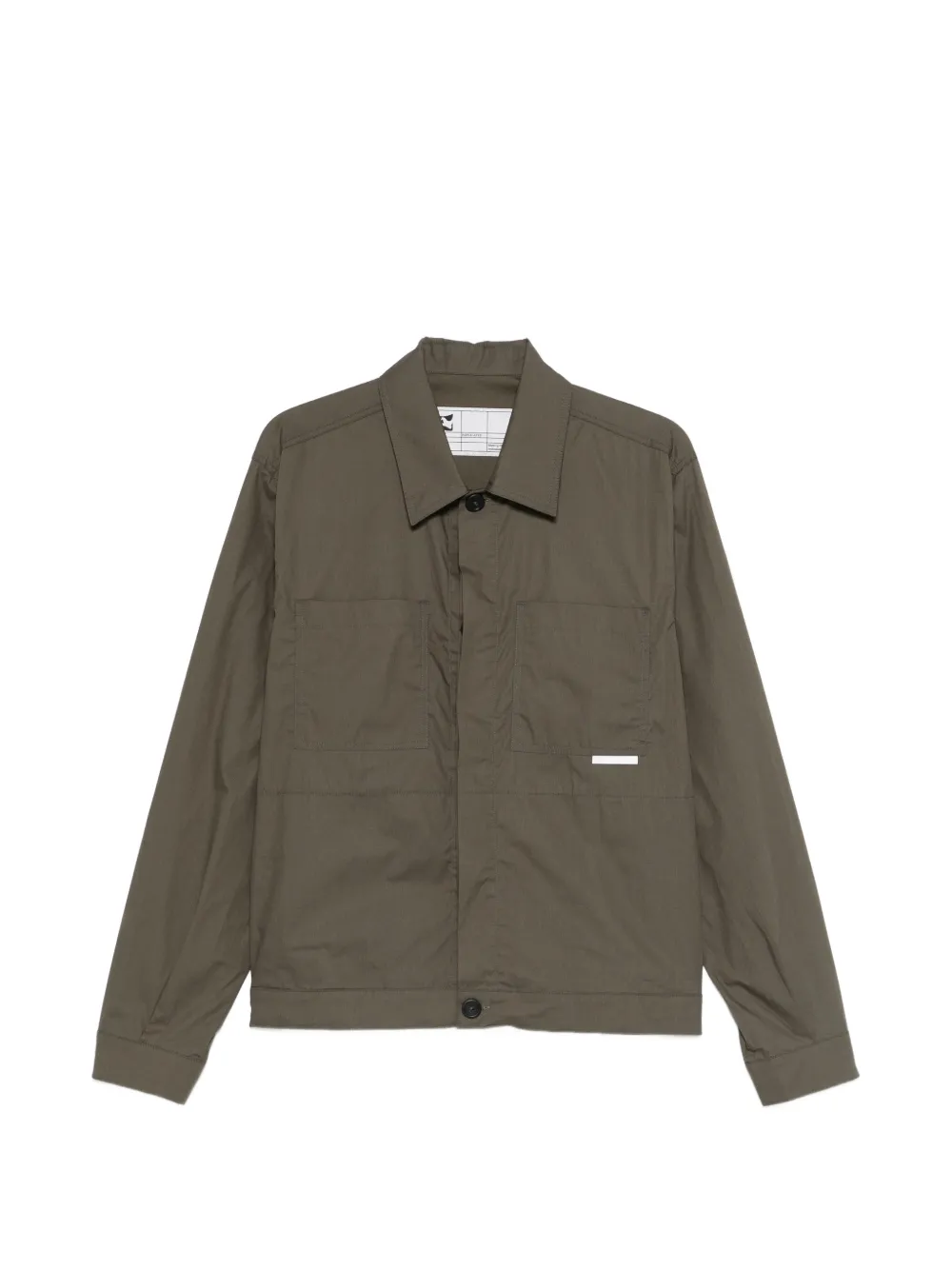 GR10K Replicated shirt jacket - Verde