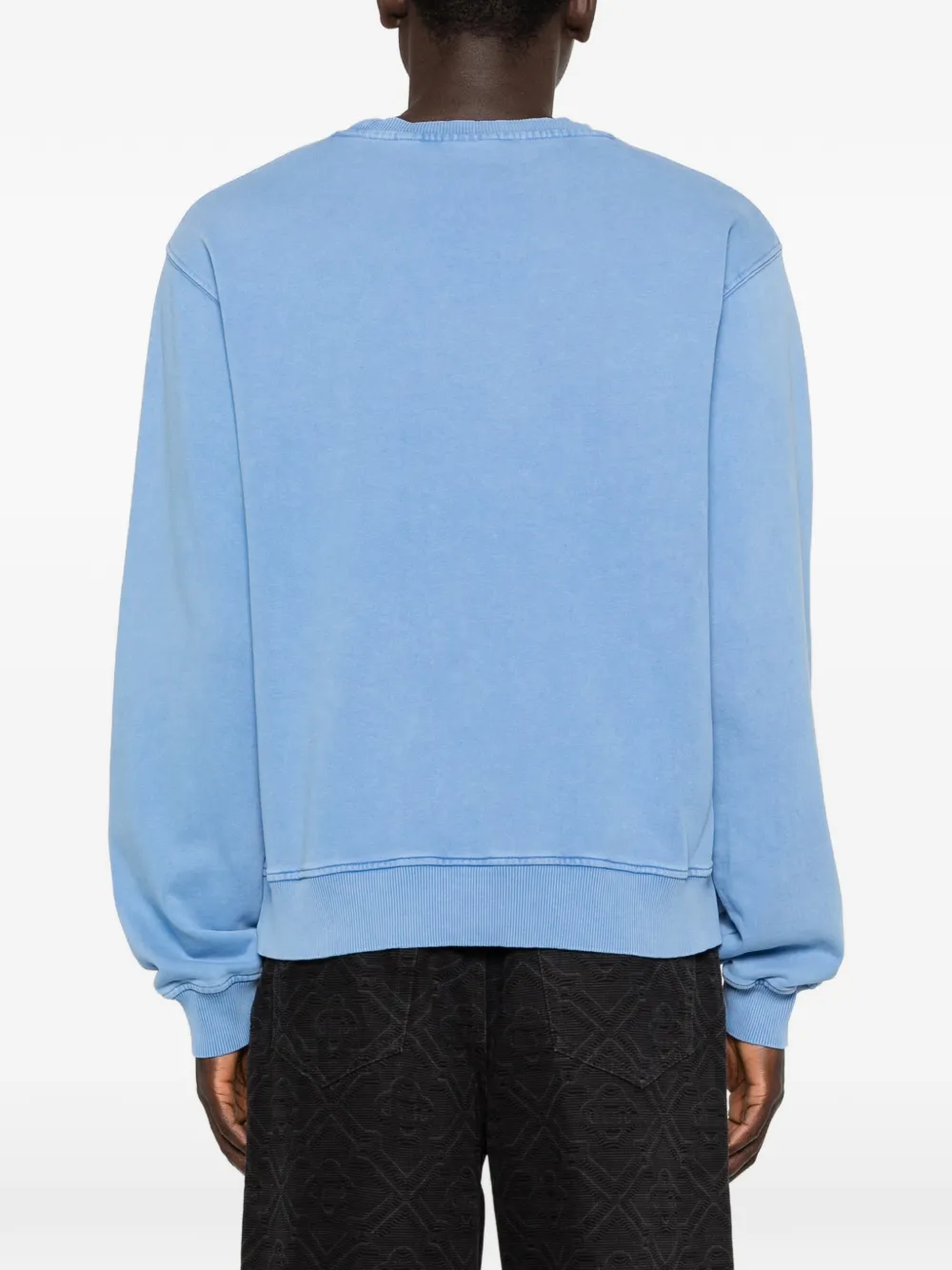 Daily Paper Sweater met logo Blauw