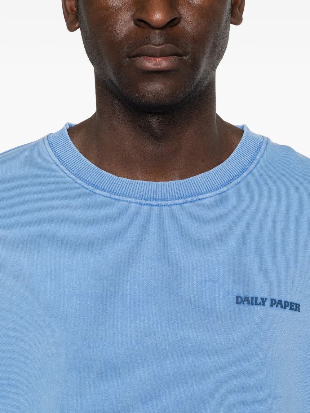 Daily Paper Sweater met logo Blauw