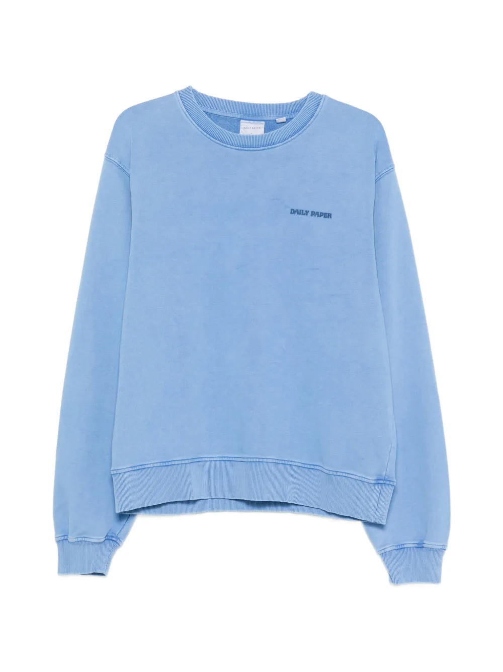 Daily Paper logo crew neck sweatshirt - Blau