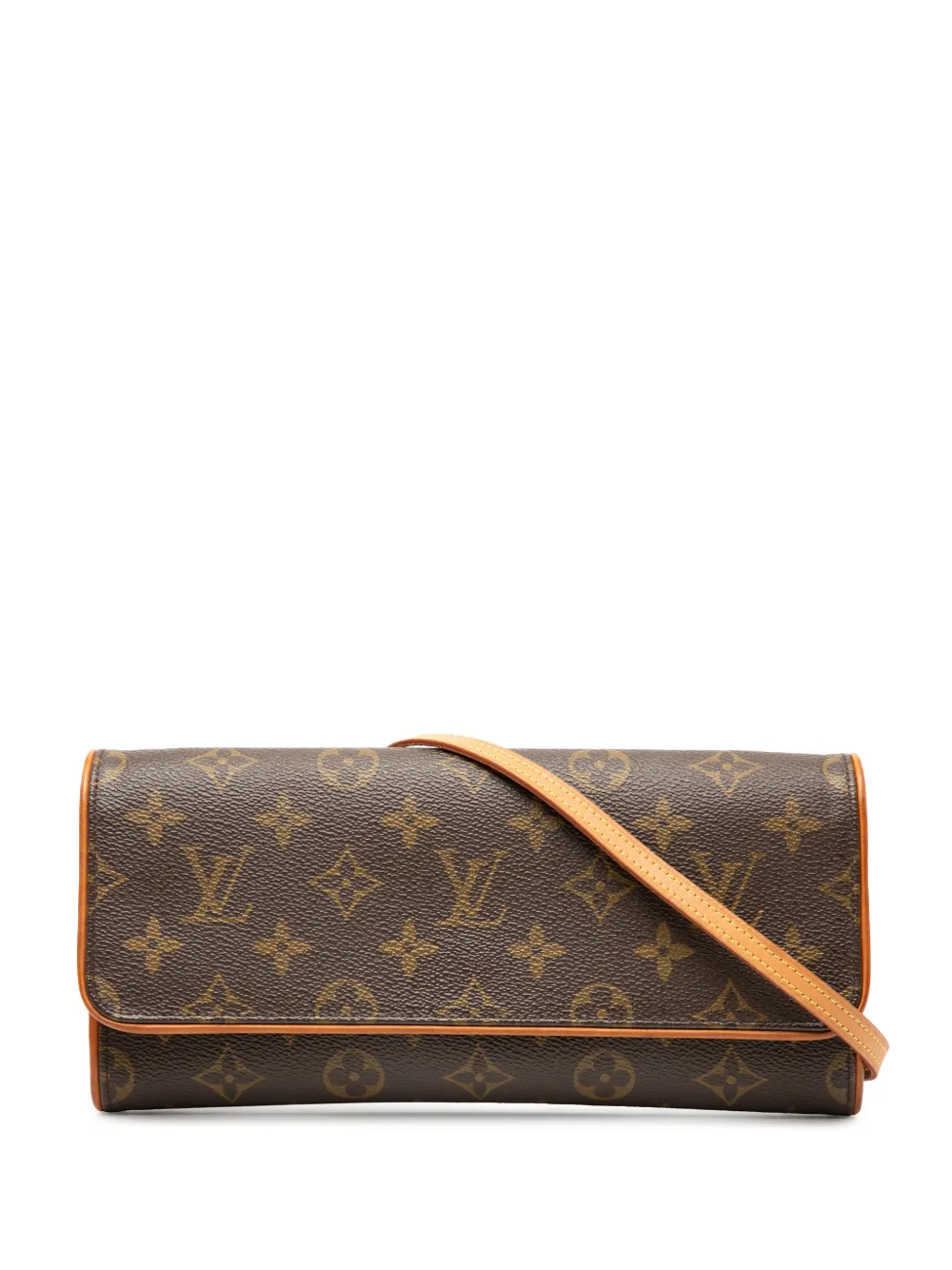Louis Vuitton Pre-Owned Borsa a tracolla Pochette Twin GM con monogramma 2000 - Marrone