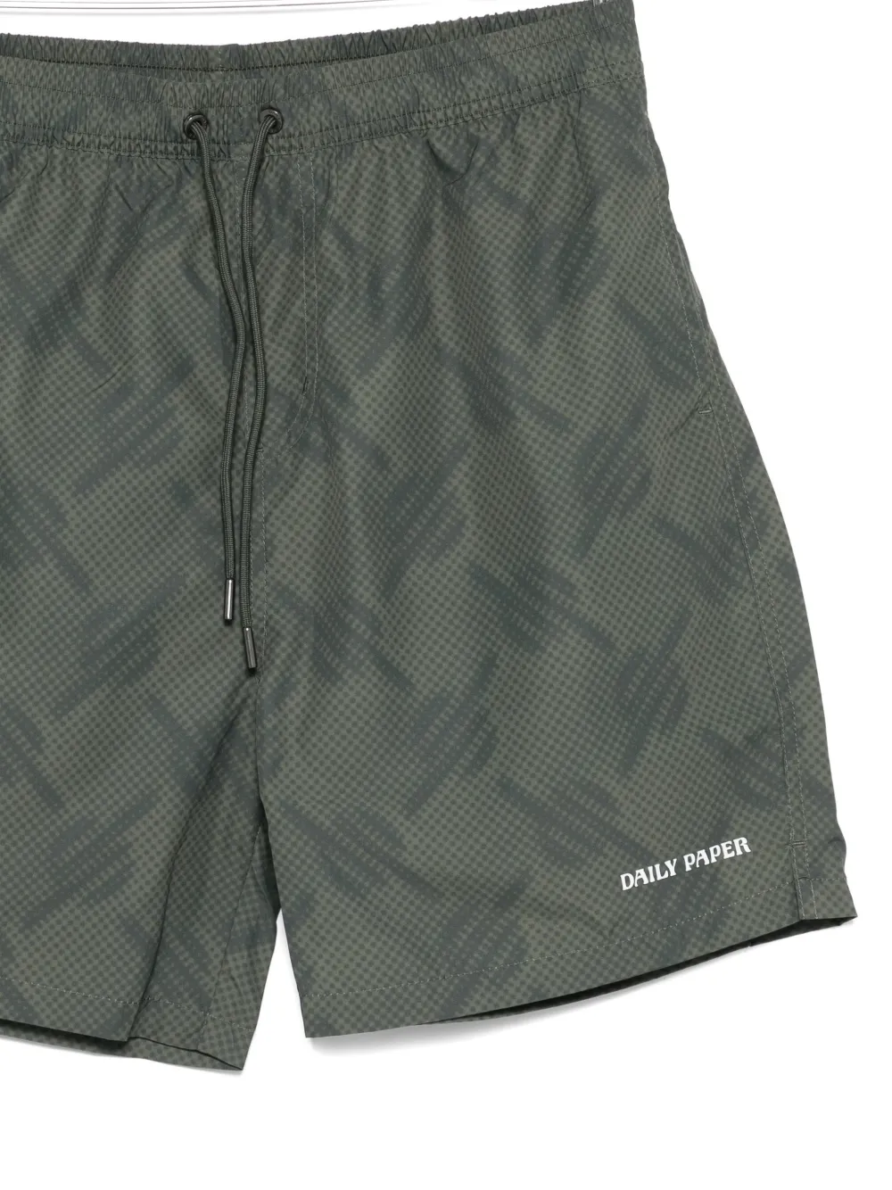  Daily Paper Patterned Swim Shorts - Green 