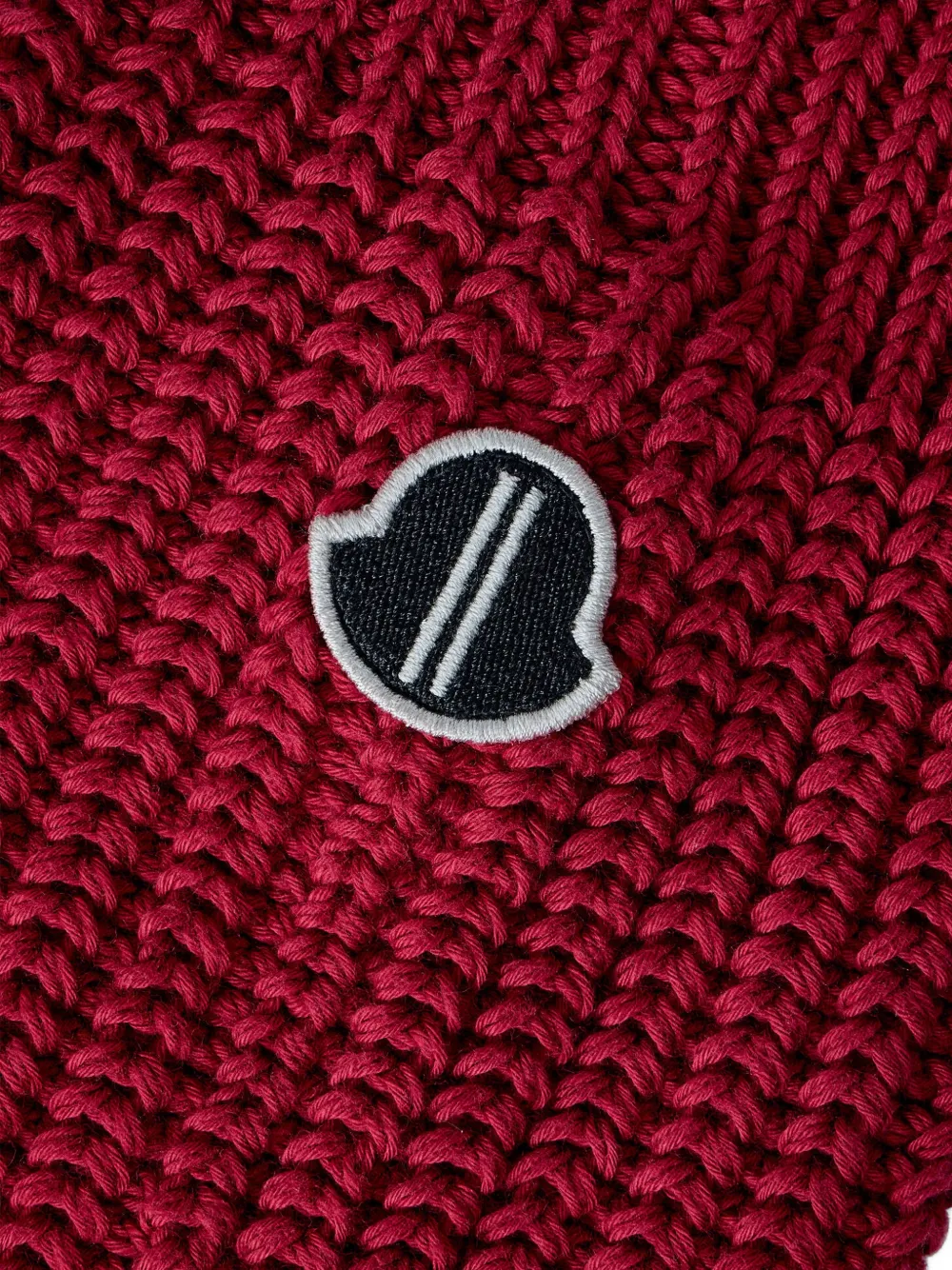  Moncler Logo-patch Ribbed Socks - Red 