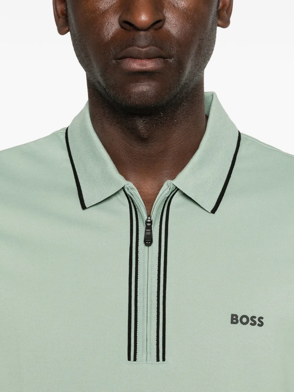 BOSS Philix poloshirt Groen